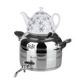 Double Jacket Stove Kettle (کتری روی اجاق گاز  2 جداره 6 لیتری)